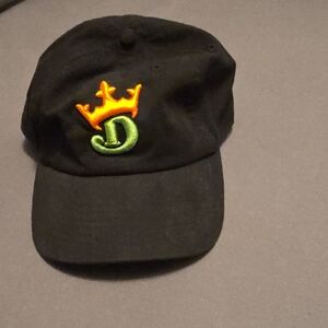 Champion Black Kids Hat with Orange Crown & Green 'D' Embroidery